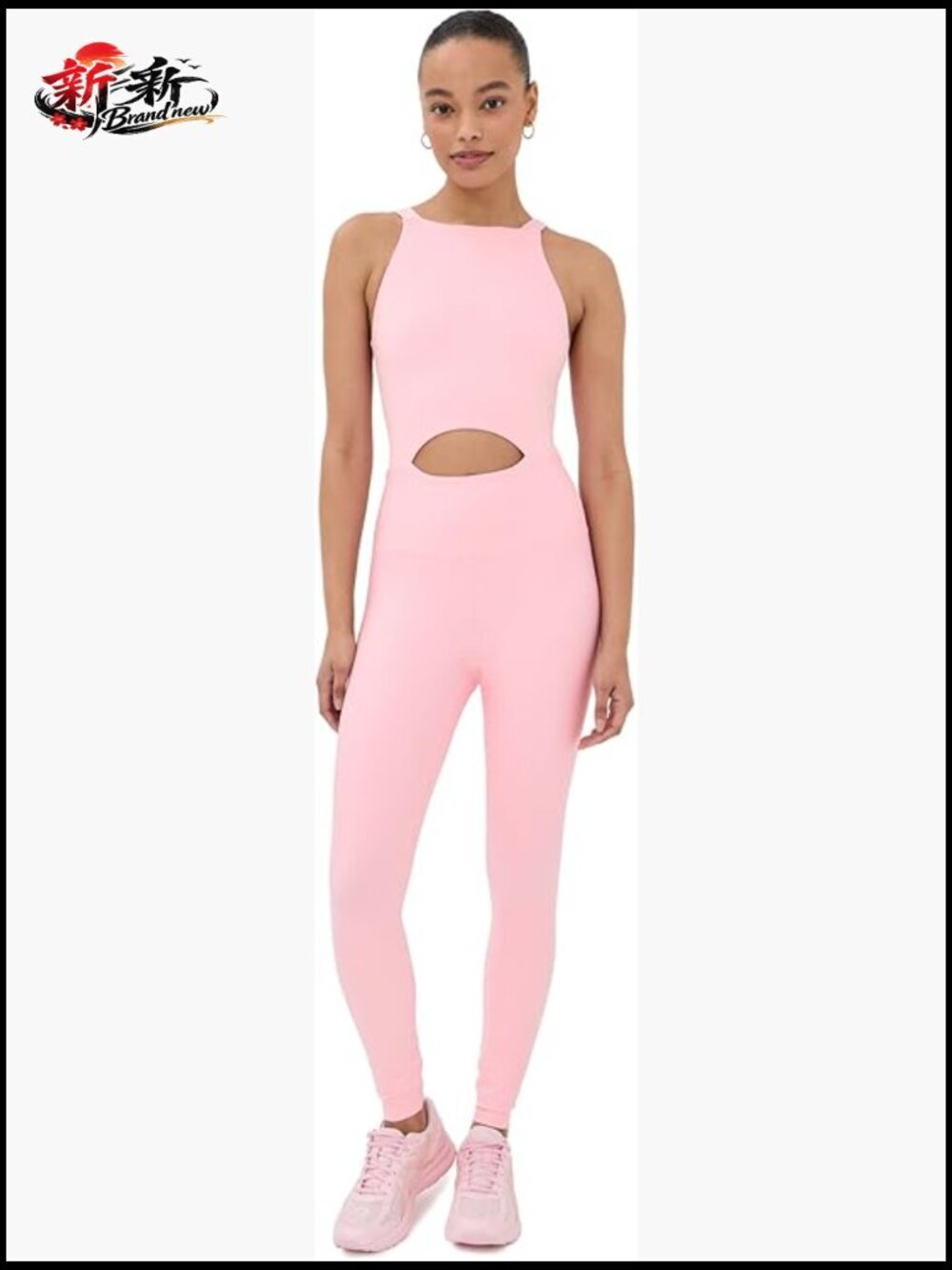 Recycled Cut Out Jumpsuit for Activewear, Lightweight Stretch Fabric